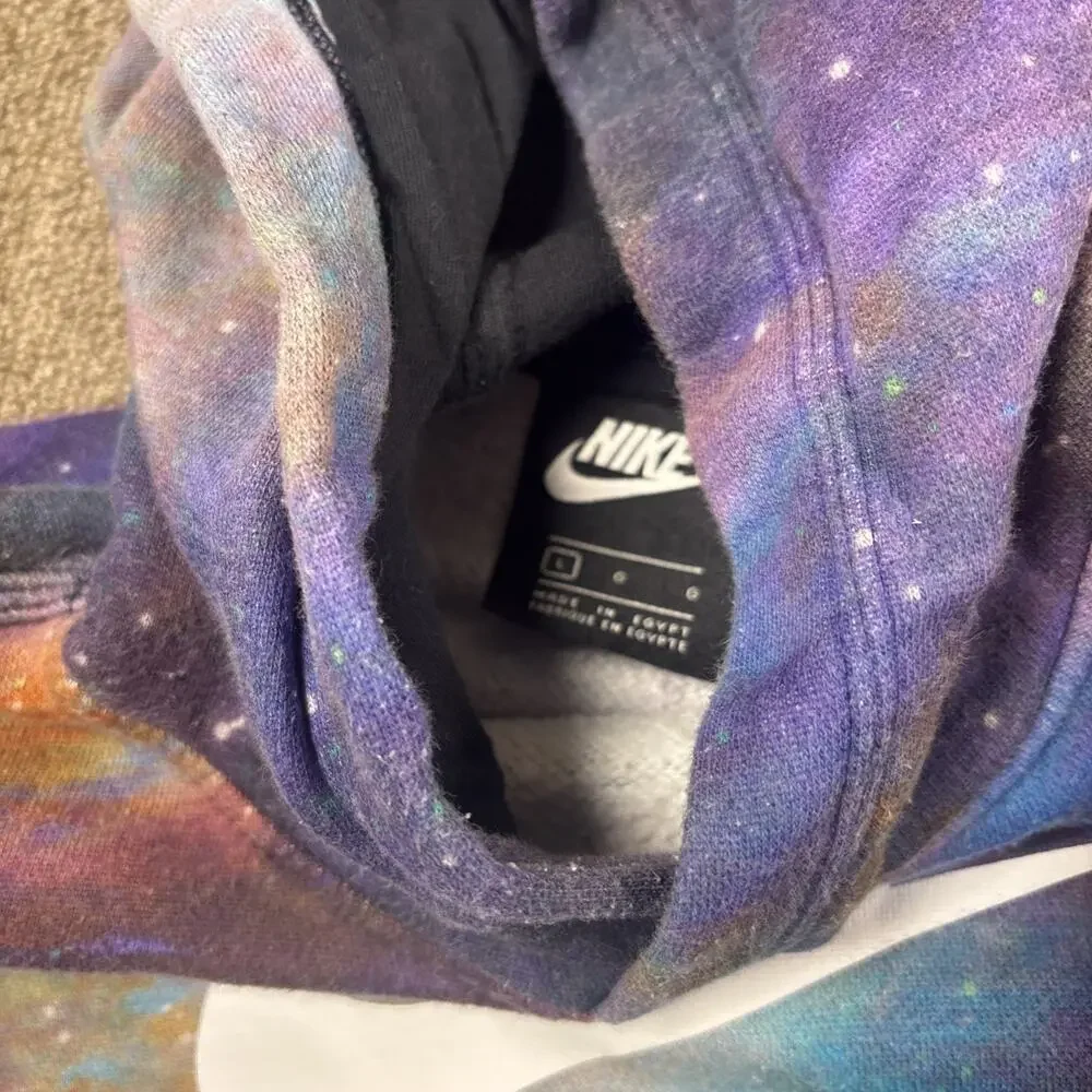 Nike Youth Large Sweatshirt Bundle 2 Pieces Colorful Galaxy Abstract